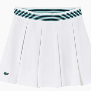Lacoste x Bandier White Tennis Golf Skirt
